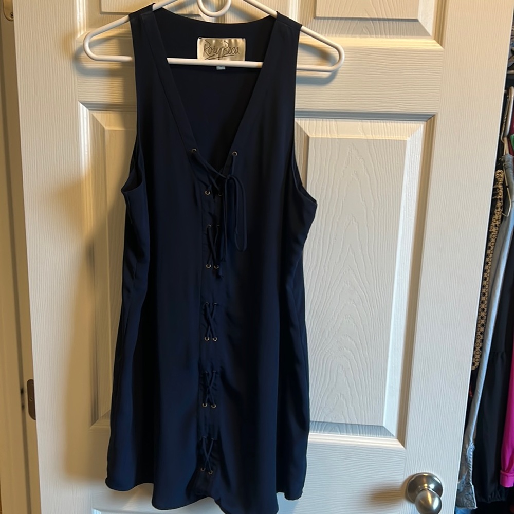 Navy blue dress